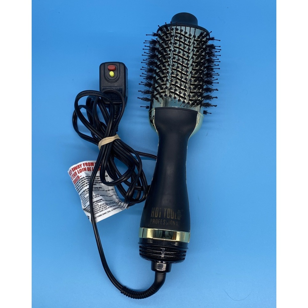 Hot Tools Pro 24k Gold One-Step Salon Hair Styler Volumizing Hair Brush Tested